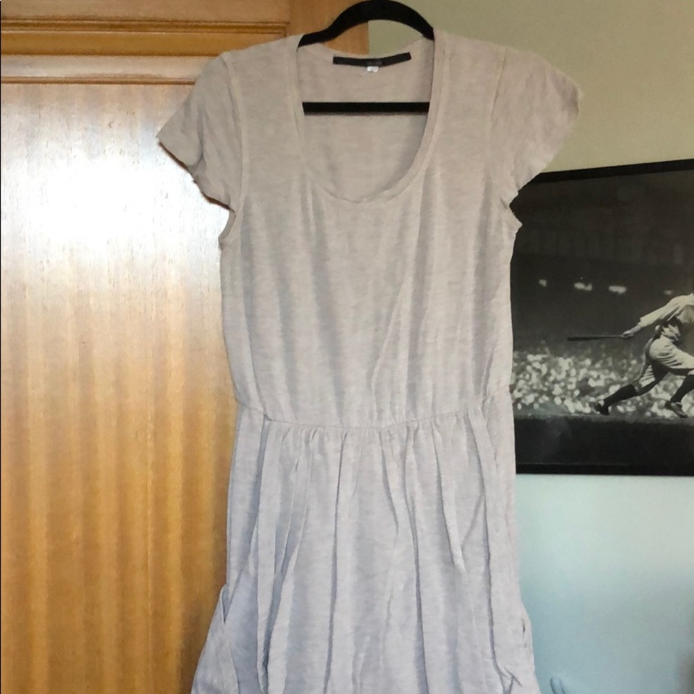Taupe Pocketed Dress